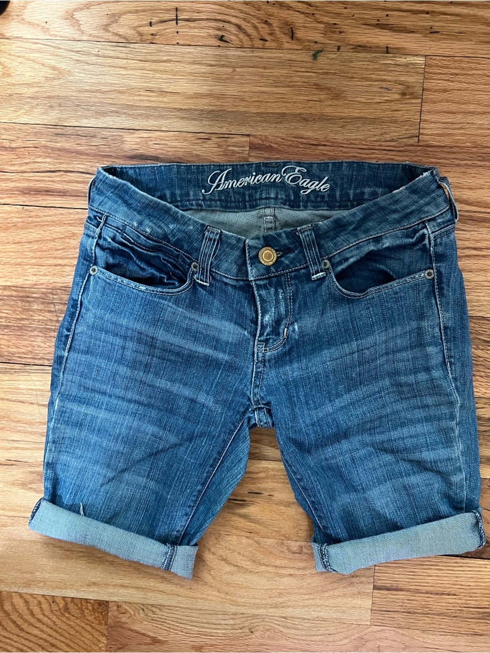 American Eagle Blue Denim Jean shorts